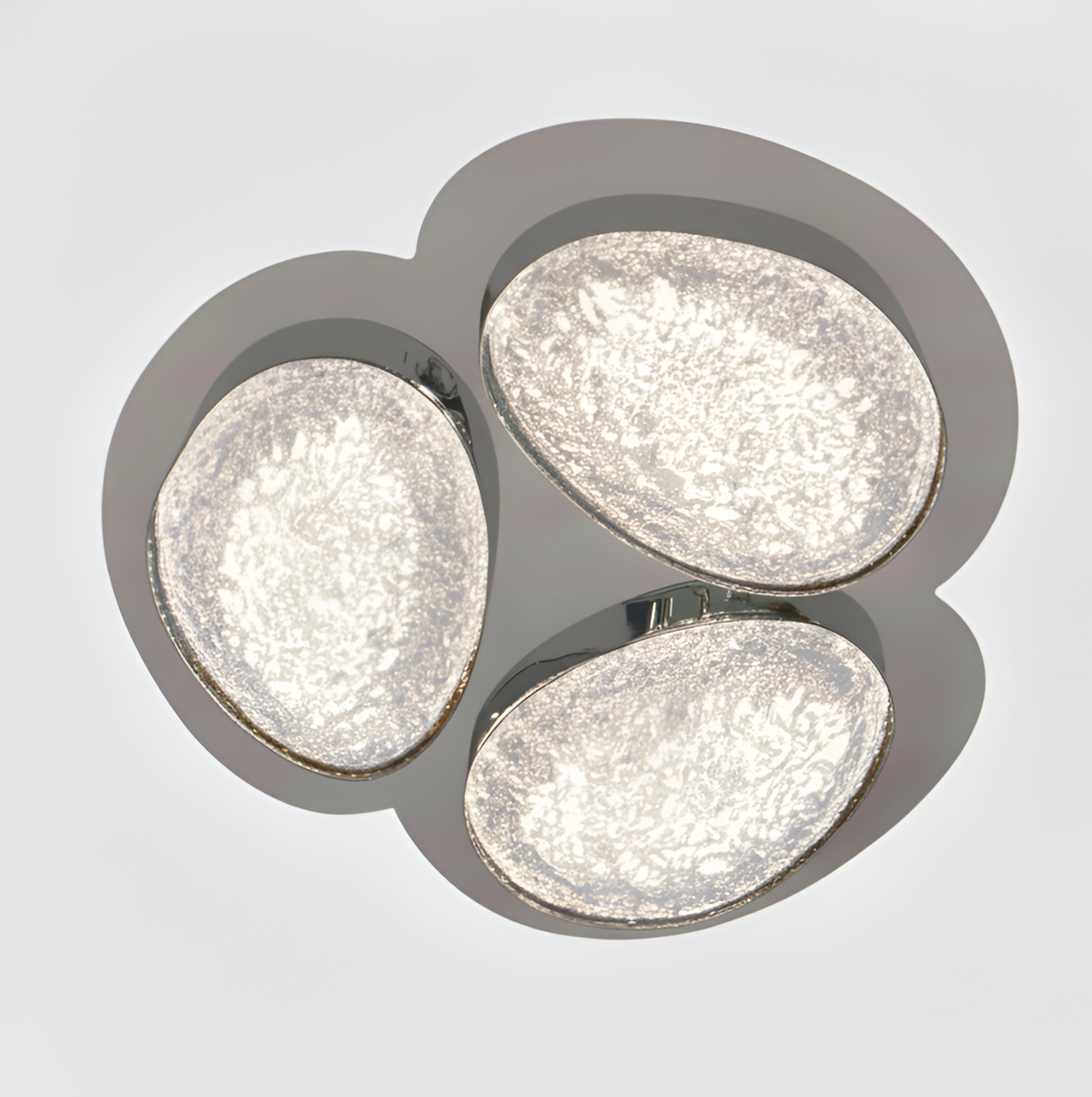 Стельова люстра срібна Led Chrome Gem 260222-100007417