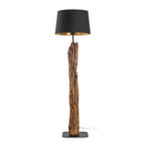 Торшер чорний з дерева Е27 H-155 cm Black+Wood Tree 260263-100007533
