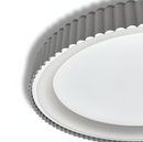 Стельова люстра біла D-49 cm Led 72W 3000K-6500K White Gofre 260248-100007396