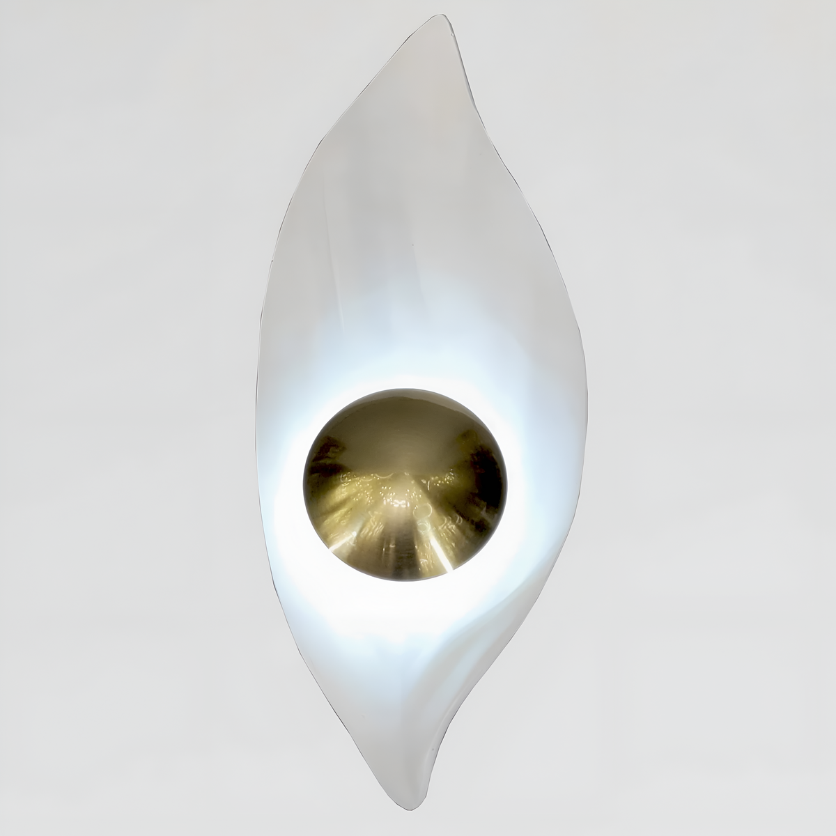 Настінний світильник білий H-44 cm Led 4.6W 3000K-6000K White+Gold Leaf 260135-100007330