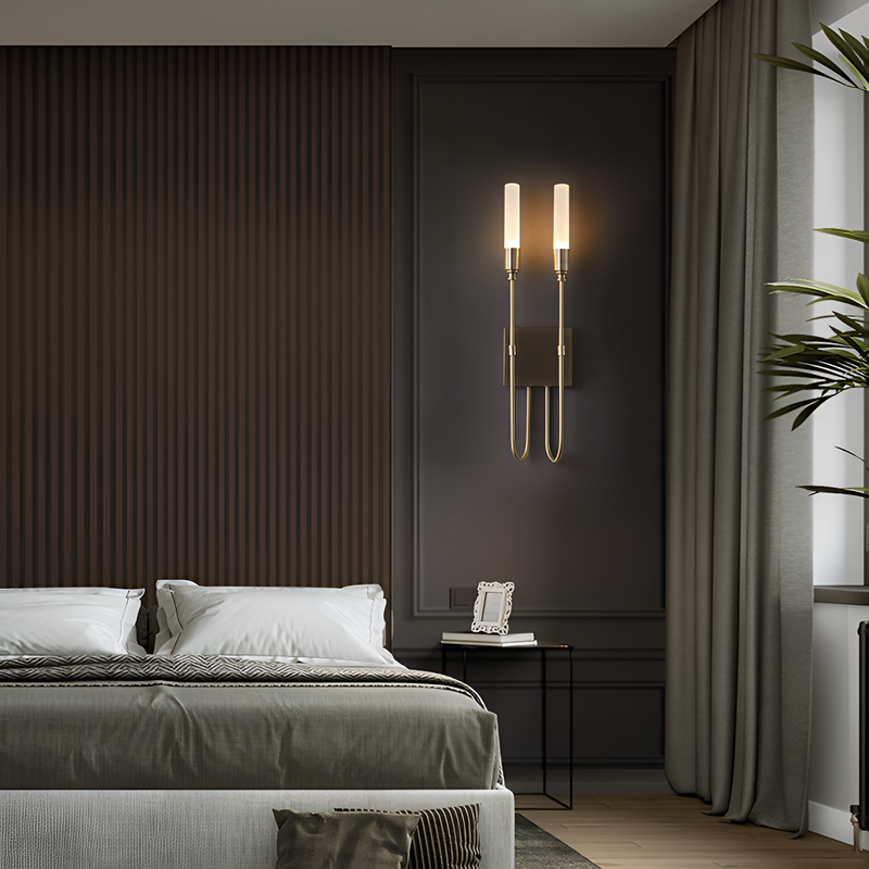 Настінний світильник золотий H-68 cm G9 Gold Chandelier 251118-100006659