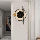 Настінний світильник годинник чорний з золотом Led 6.5W 3000K-6000K Black+Gold Clock 260235-100007340