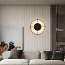 Настінний світильник годинник D-50.5 cm Led 6.5W 4000K Black+Gold Clock 260235-100007339