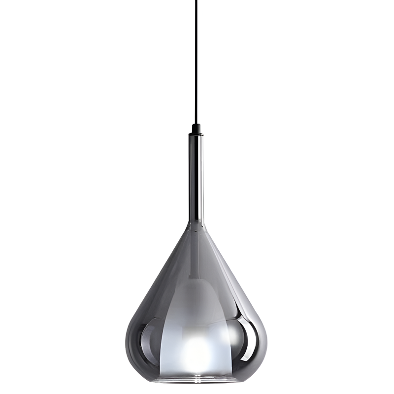 Підвісний світильник димчастий H-34 Led 4000К Smoke Rain glass 251122-100006611