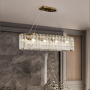 Підвісні люстри видовжені L-90 cm / L-120 cm E14 Clear+Gold Ice 260118-100007063