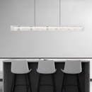 Підвісні люстри крижані L-60 cm / D-80 cm Led 3000K-6000K Clear+Black Ice 260118-100007058