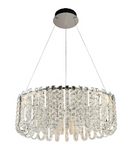 Підвісна люстра срібна L-80 cm Led 100W Chrome Loop 260817-100008603