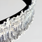 Підвісна люстра чорна D-60 cm Led 35W Black Simple Ice 251035-100006384