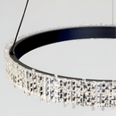 Підвісна люстра чорна D-60 cm Led 35W Black Simple Ice 251035-100006383