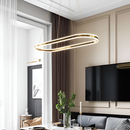 Підвісний світильник золотий L-100 cm Led 44W Gold Oval 251121-100006680