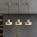 Підвісний світильник D-20 cm Led 18W 4000K White+Gold Marble with gold 251117-100006526