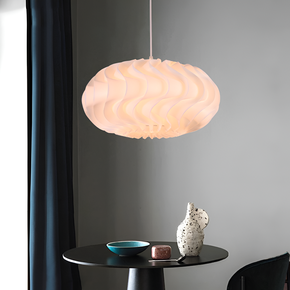 Підвісний світильник білий D-40 cm White Lightness Flower 260119-100007184