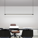 Підвісна люстра чорна L-80 cm Led 9W Black Pipe line 251122-100006694