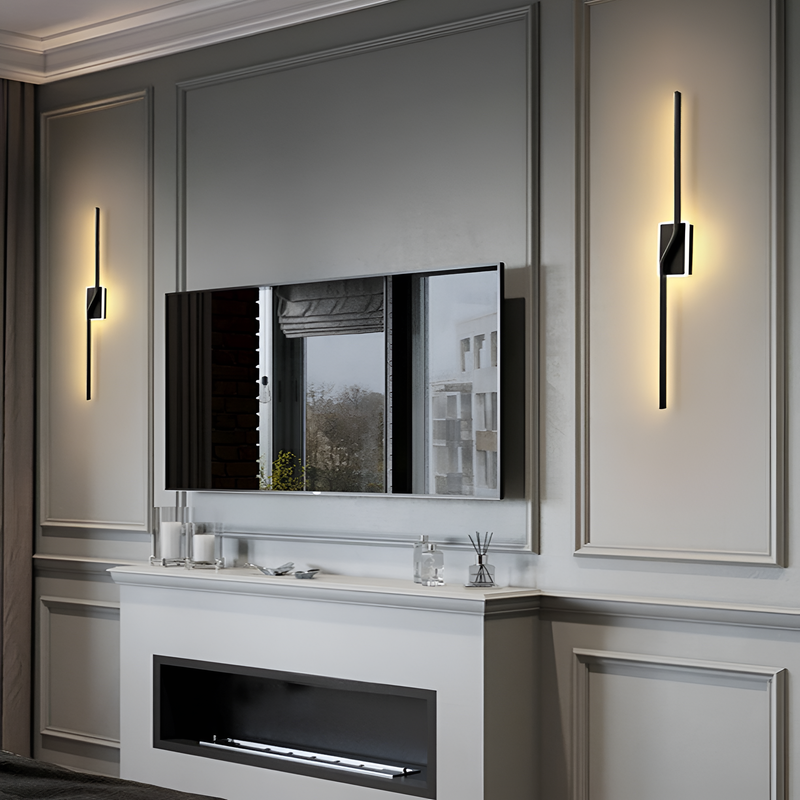 Настінний світильник чорний L-60cm / L-80cm Led 3000K-6000K Black Line 251174-100006727