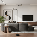 Торшер чорний H-125 cm Led 10W 3000K Black Pipe pin 260258-100007349