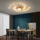 Стельові люстри золоті L-104 cm / L-131.5 cm Led 4000K Gold Fun 260235-100007336