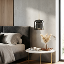 Підвісний світильник чорний D-20 cm Led 8W 4000K Black+Gold Jube 260118-100007221