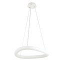 Підвісна люстра біла з пультом і додатком L-50 cm Led 60W 2700-65000K White Bagel 260331-100007585