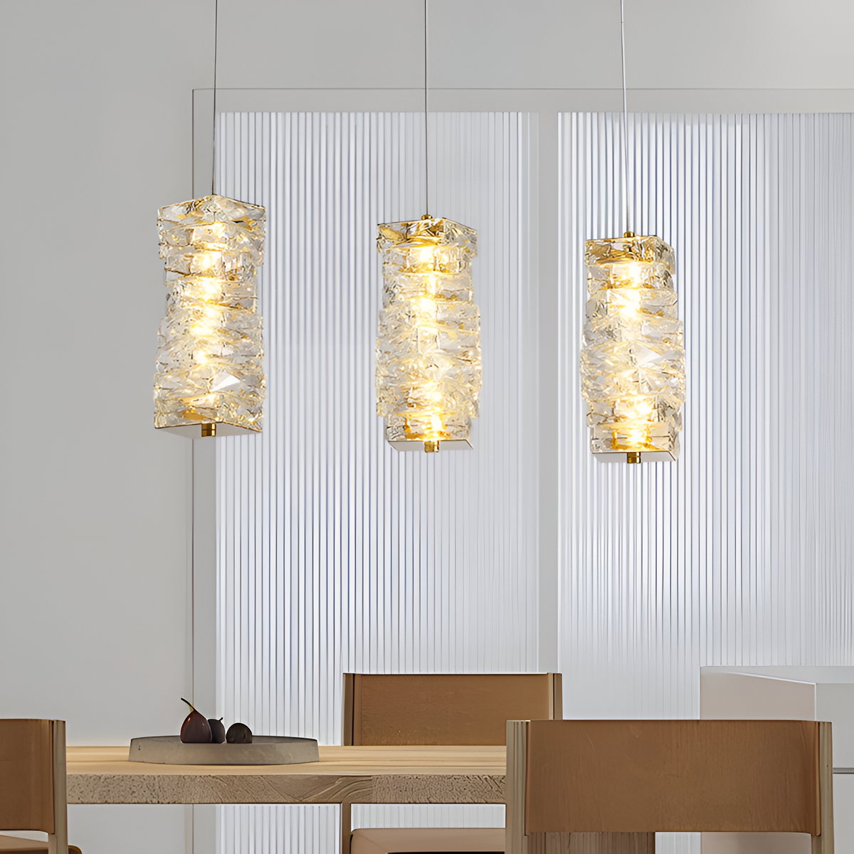 Підвісний світильник золотий Led 13W 3000K-6000K Gold Crystal Shine Diamond 260235-100007384