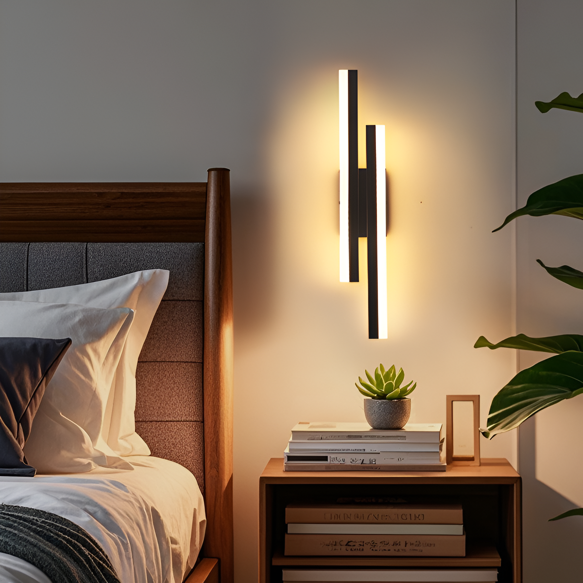 Настінні світильники чорні H-65 cm Led 3000K-6000K Black Line 260135-100007327