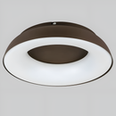 Стельові люстри коричневі з пультом і додатком D-48 cm / D-58 cm Led Brown Bagel 260331-10000758