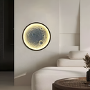 Настінні світильники місяць D-30 cm / D-60 cm Led 3000K-6000K Black+White Moon 251218-100006907