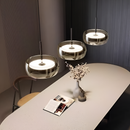 Підвісний світильник димчастий D-20 cm Led 4000К Smoke Rain glass 251122-100006612