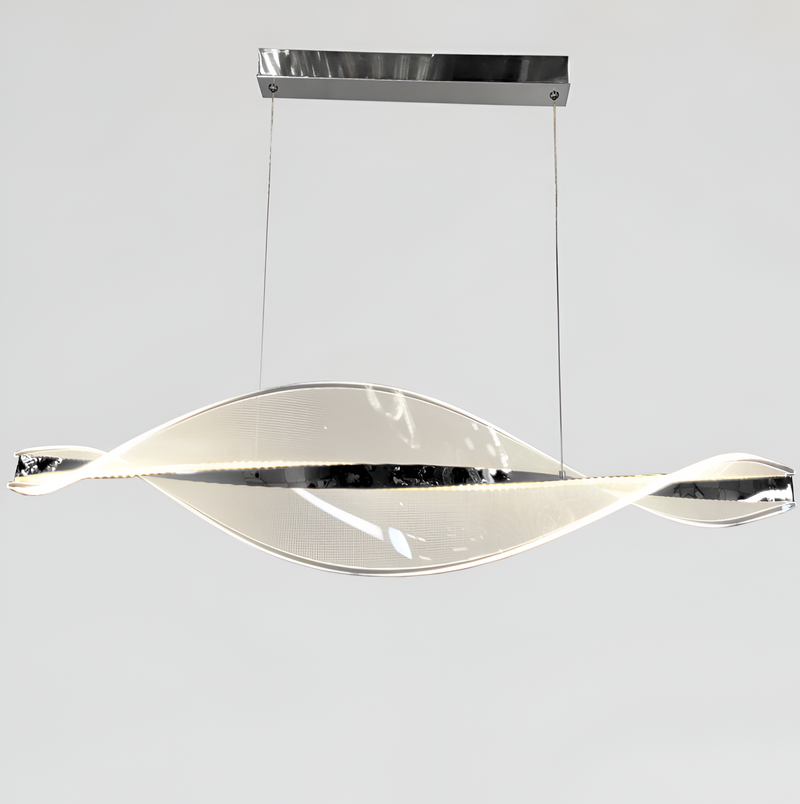 Підвісна люстра срібна L-100 cm Led 35W 4000K Chrome Jellyfish 251035-100006395