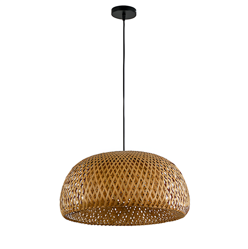 Підвісна люстра з соломи D-45 cm E27 Biege Earthlight 251231-100006783