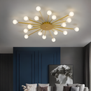 Люстра золота стельова на 18 променів D-90 cm Gold Fun 251227-100006886