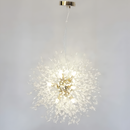 Люстра золота підвісна з намистинами Кульбаба D-50 cm Gold G9x9 Dandelion 260235-100007333