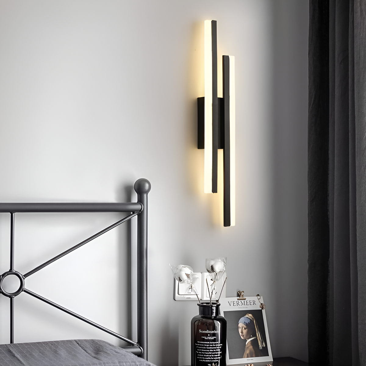 Настінні світильники чорні H-65 cm Led 3000K-6000K Black Line 260135-100007327