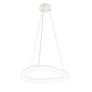 Підвісна люстра біла з пультом і додатком L-50 cm Led 60W 2700-65000K White Bagel 260331-100007585