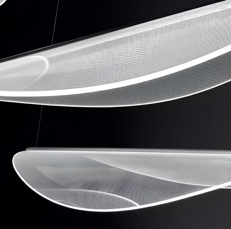 Підвісна люстра з трьох плафонів чипсин Led White Tense 251122-100006730