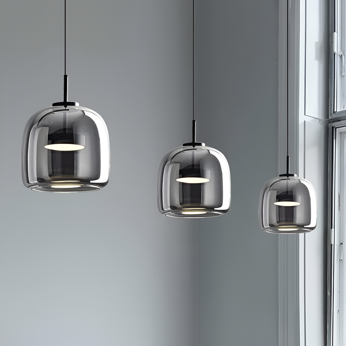Підвісний світильник чорний D-20 cm Led 8W 4000K Black+Gold Jube 260118-100007221