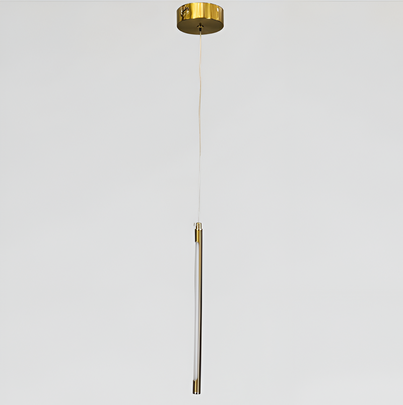 Підвісний світильник золотий H-34 cm Led 6.5W 4000K Gold Pipe Line 251035-100006419