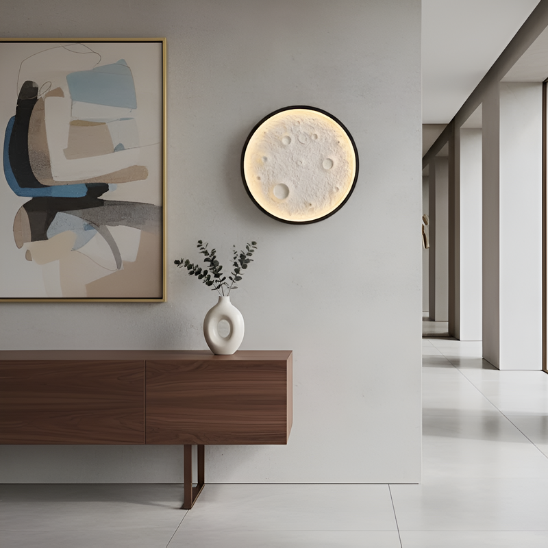 Настінні світильники місяць D-30 cm / D-40 cm Led Black Moon 251122-100006618