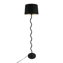 Торшер хвилястий чорний H-150 cm E27 Black Wave 251231-100006784