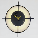 Настінний світильник годинник D-50.5 cm Led 6.5W 4000K Black+Gold Clock 260235-100007339