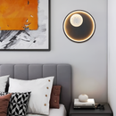 Настінний світильник місяць чорний D-30 cm Led Black Moon 251122-100006623