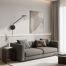 Настінний світильник чорний H-36 cm Led 4000K Black Slim round Griloky 260258-100007348