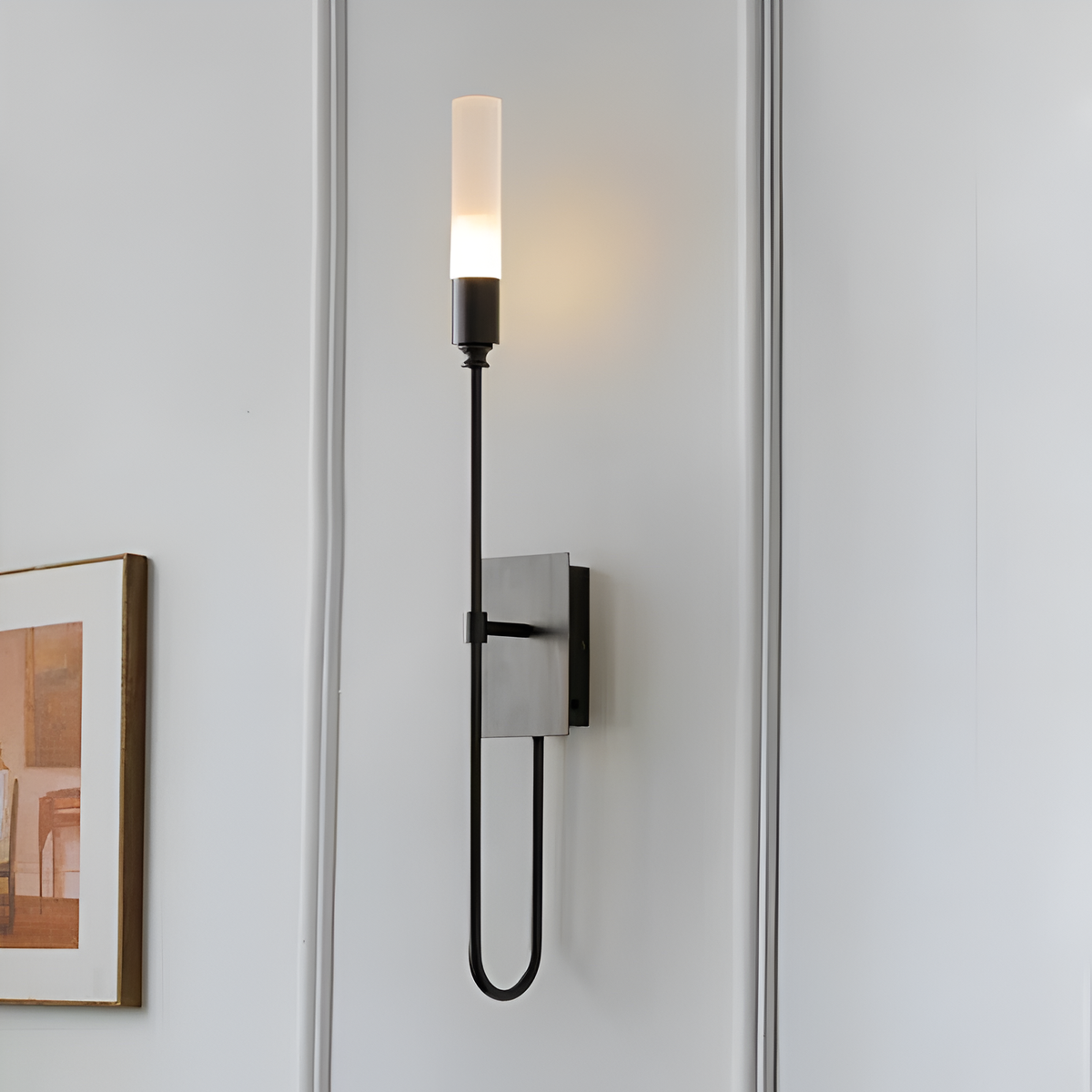 Настінний світильник чорний H-68 cm G9 Black Chandelier 251118-100006657