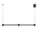 Підвісна люстра чорна L-80 cm / L-120 cm Led 3000K Black Arko Santy 230528-100002062