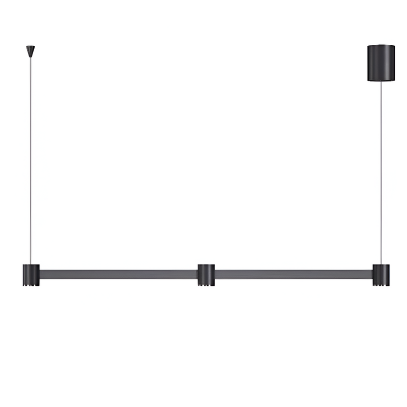 Підвісна люстра чорна L-80 cm / L-120 cm Led 3000K Black Arko Santy 230528-100002062