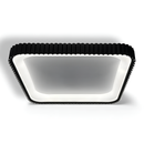 Стельова люстра чорна L-49 cm Led 88W 3000K-6500K Black Gofre 260248-100007398