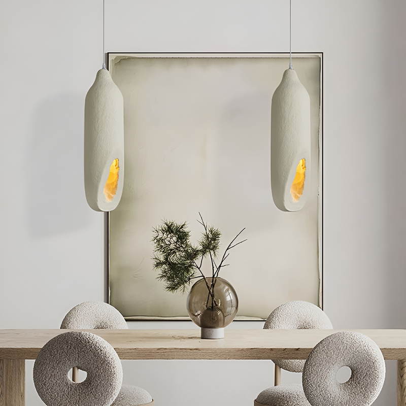 Підвісний світильник сірий H-50 cm E27 Grey Resin 251121-100006685