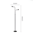 Торшер чорний H-125 cm Led 10W 3000K Black Pipe pin 260258-100007349