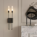 Настінний світильник чорний H-68 cm G9 Black Chandelier 251118-100006658