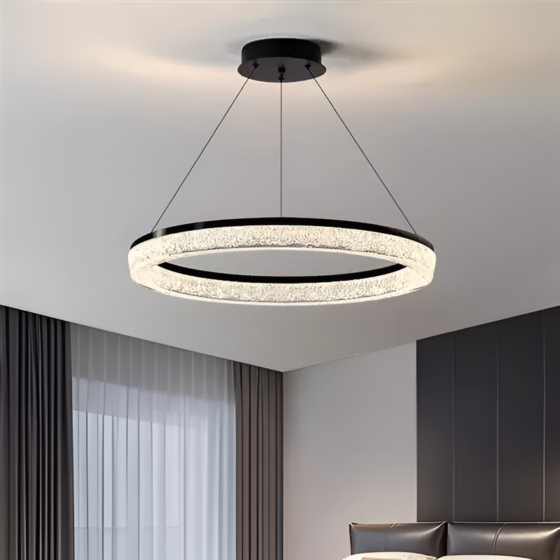 Підвісні люстри чорні D-60 cm / D-80 cm Led Black Ice 251018-100006348
