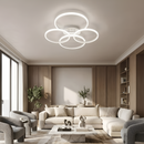 Стельова люстра біла L-80 cm Led 115W 3000K 4500K 6000K White Anelli 251218-100006939